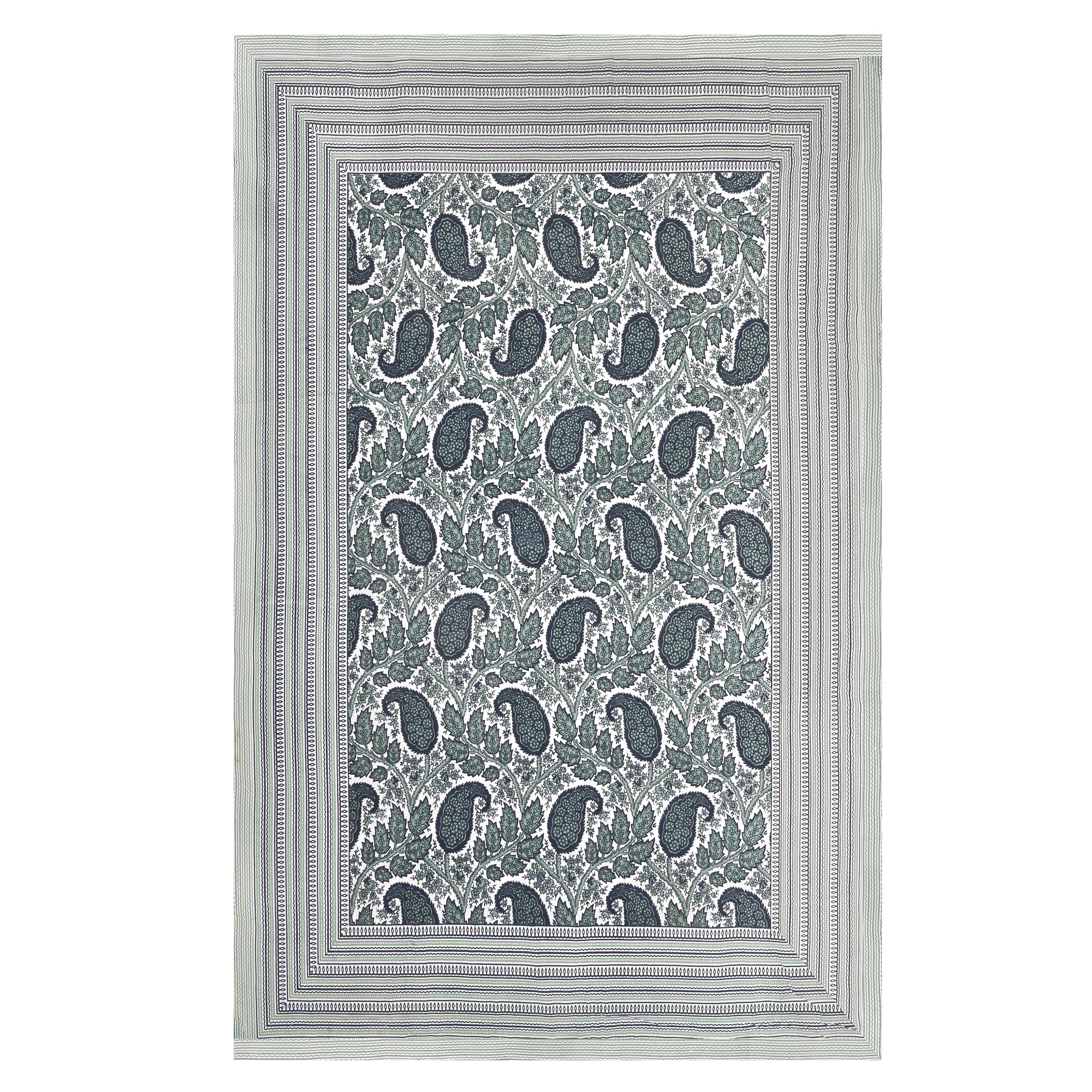 Cotton Floral Print Single bedsheet with 1 Pillow Cover