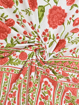 Cotton Printed Bedsheet with 2 Pillow Covers - (108 x 108 Inch)