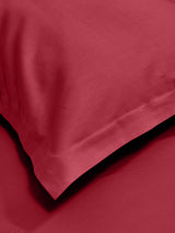 Luxury 400 TC Solid Cotton Bedsheet – 108 x 108 Inches with 2 Pillow Covers | Premium Cotton Comfort