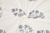 Handblock Print Super King Bedsheet in Extra Soft Percale Cotton with 2 Pillow covers