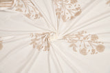 Handblock Print Super King Bedsheet in Extra Soft Percale Cotton with 2 Pillow covers