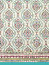 Cotton Printed Bedsheet with 2 Pillow Covers - (108 x 108 Inch)