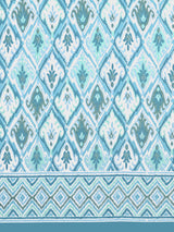Cotton Printed Bedsheet with 2 Pillow Covers - (108 x 108 Inch)