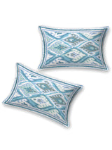 Cotton Printed Bedsheet with 2 Pillow Covers - (108 x 108 Inch)