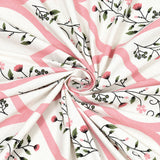 Floral Print Cotton Double King Bedsheet with 2 Pillow Covers