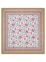 Cotton Printed Bedsheet with 2 Pillow Covers - (108 x 108 Inch)