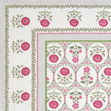 Floral Print Cotton Double King Bedsheet with 2 Pillow Covers