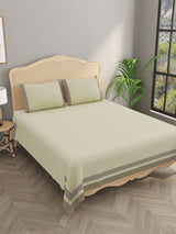 Double King 300 TC Bedsheet with 2 Pillow Covers