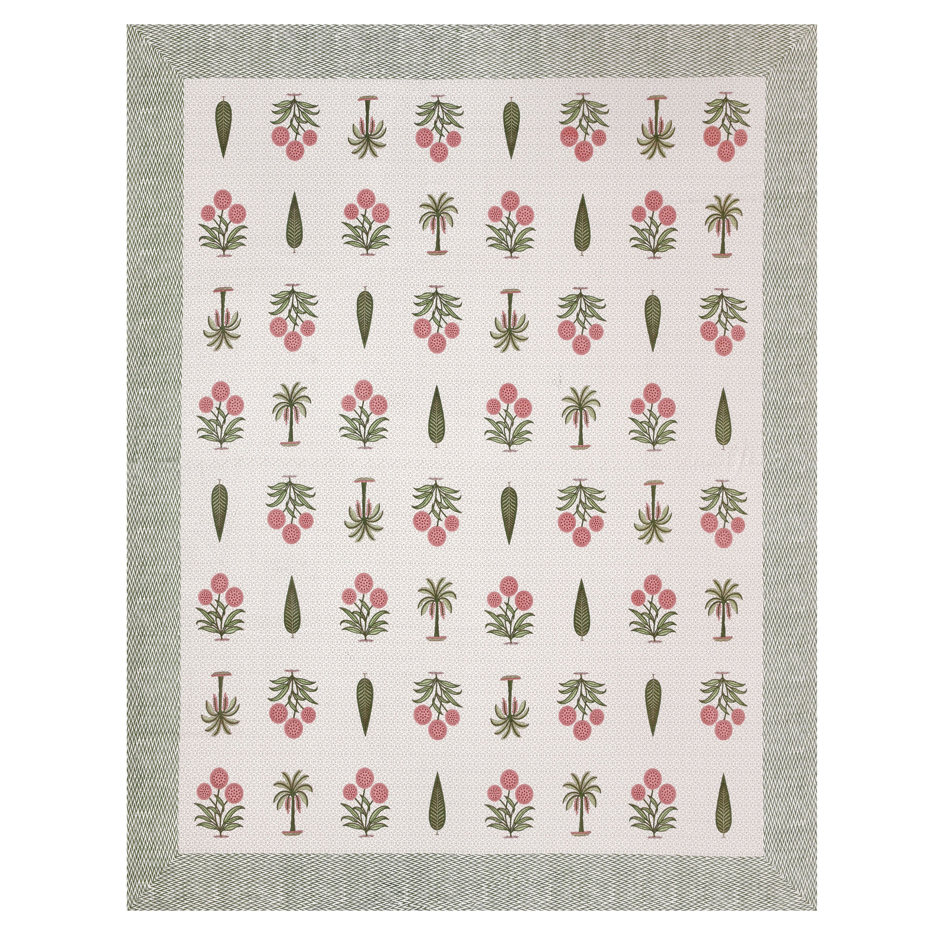 Diwali Gift Box | 1 Double Bedsheet, 1 Pair Door Hanging, 1 Metal Urli, 2 Laddoo Candles