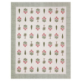 Diwali Gift Box | 1 Double Bedsheet, 1 Pair Door Hanging, 1 Metal Urli, 2 Laddoo Candles