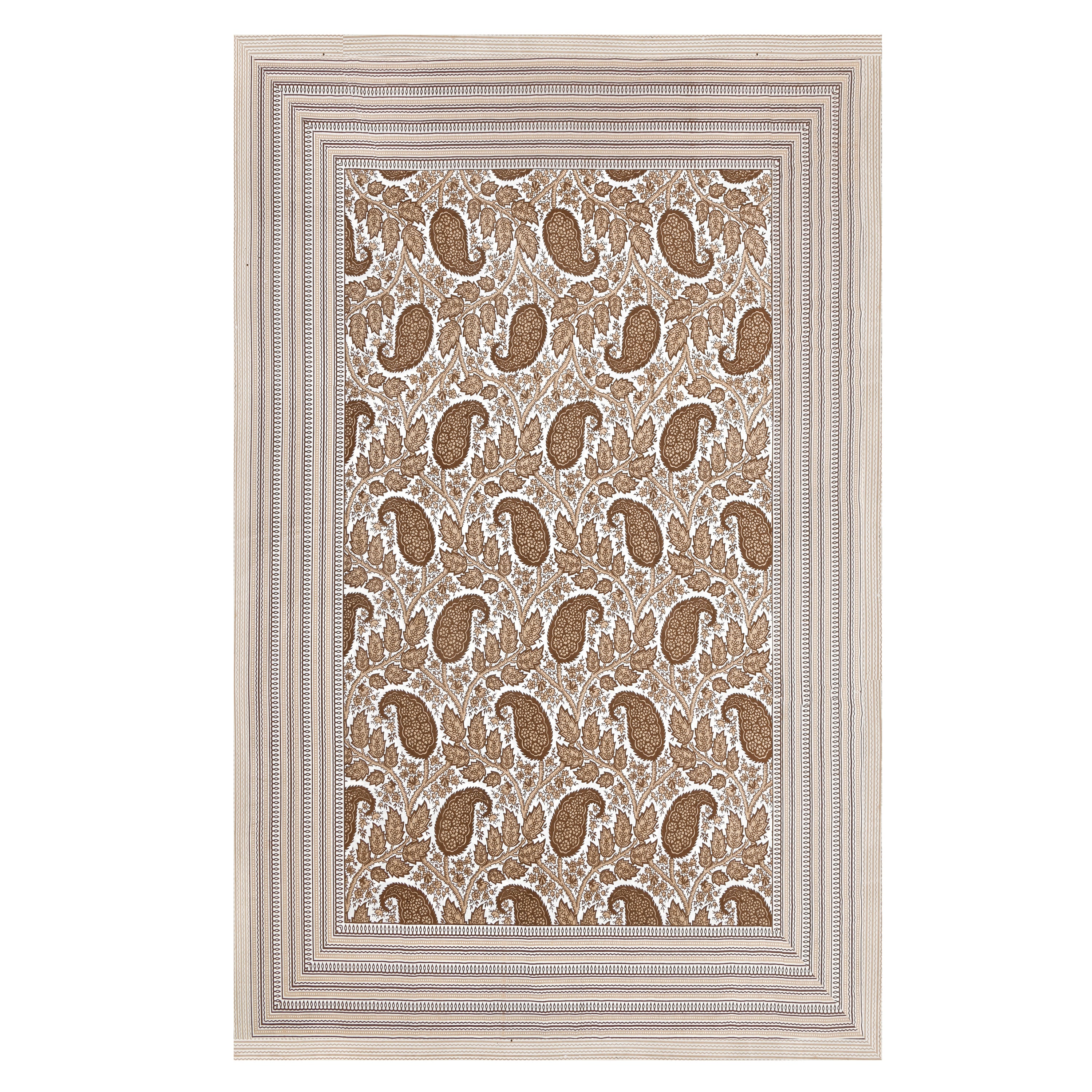 Cotton Floral Print Single bedsheet with 1 Pillow Cover