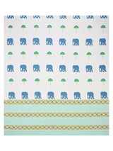 Extra Soft Percale Cotton Super King Handblock Print Bedsheet with 2 Pillow Covers