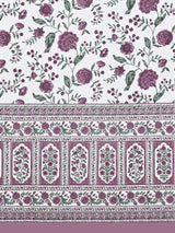 Cotton Printed Bedsheet with 2 Pillow Covers - (108 x 108 Inch)