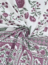Cotton Printed Bedsheet with 2 Pillow Covers - (108 x 108 Inch)