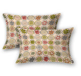 Floral Print Super King Cotton Bedsheet with 2 Pillow Covers