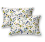 Floral Print Super King Cotton Bedsheet with 2 Pillow Covers