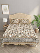 Double King Bedsheet with 2 Pillow Covers