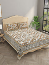Double King Bedsheet with 2 Pillow Covers