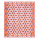Floral Print Cotton Double King Bedsheet with 2 Pillow Covers