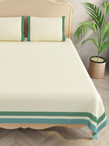 Double King 300 TC Bedsheet with 2 Pillow Covers