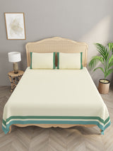 Double King 300 TC Bedsheet with 2 Pillow Covers