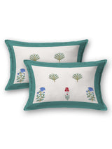 Cotton Super King Handblock Print Bedsheet with 2 Pillow Covers