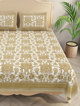Double King Bedsheet with 2 Pillow Covers
