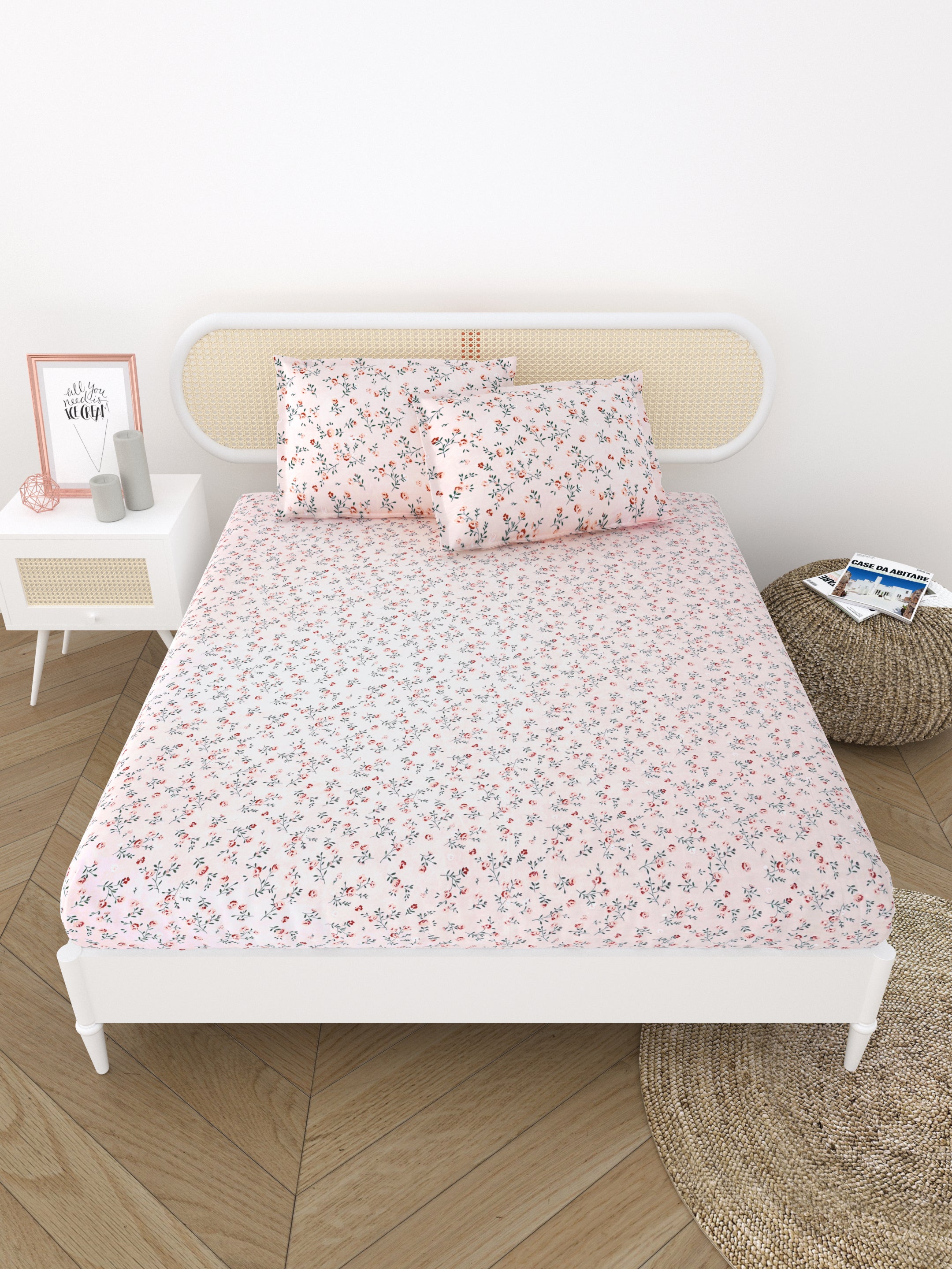 Diwali Value Gift Box | 1 Double Bedsheet & 2 Wall Hangings