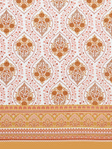 Cotton Printed Bedsheet with 2 Pillow Covers - (108 x 108 Inch)