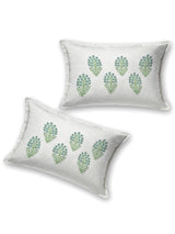 Quilted Floral Printed Reversible Bedcover with 2 Pillow Covers