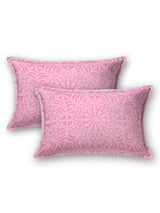 Applique cut work cotton  Bedcover with 2 Pillow Covers