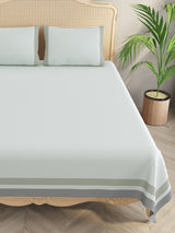 Double King 300 TC Bedsheet with 2 Pillow Covers