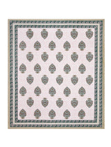 Floral Print Cotton Double King Bedsheet with 2 Pillow Covers