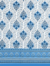 Cotton Printed Bedsheet with 2 Pillow Covers - (108 x 108 Inch)