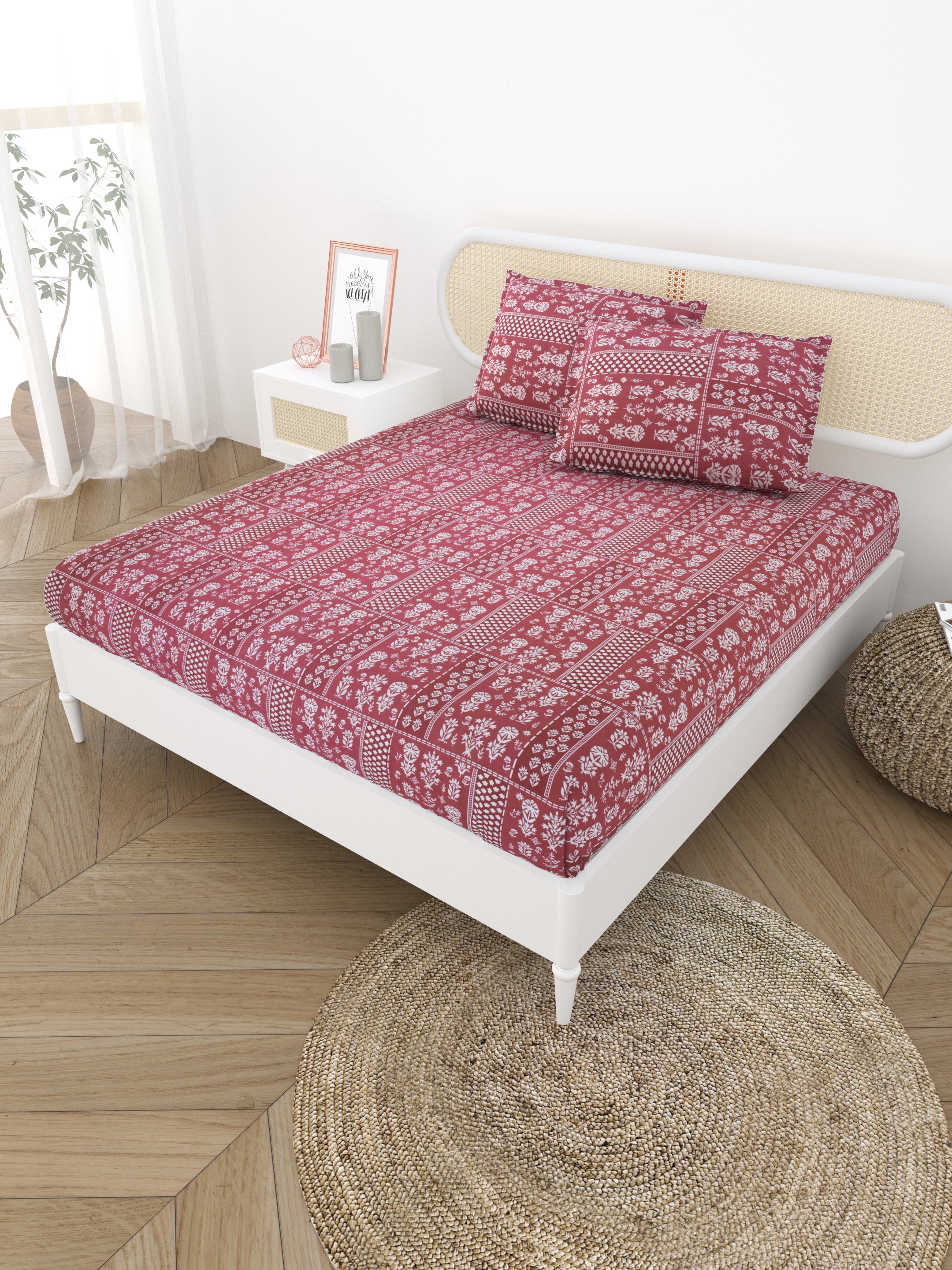 Diwali Value Gift Box | 1 Double Bedsheet & 2 Wall Hangings