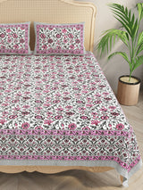 Double King Bedsheet with 2 Pillow Covers