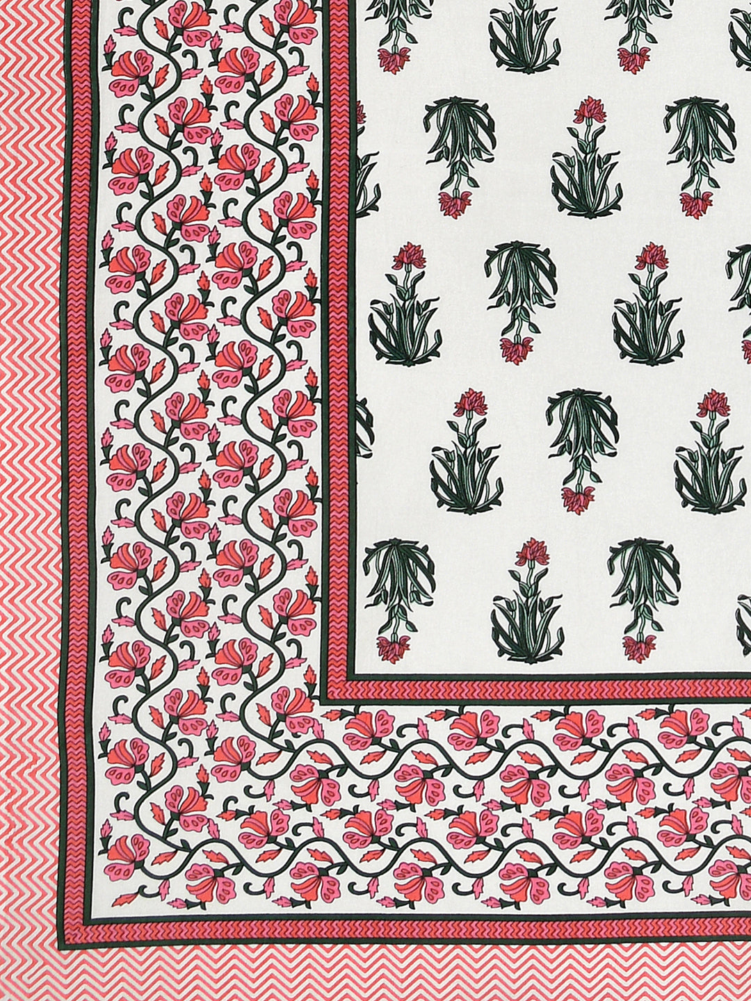 Diwali Gift Box | 1 Double Bedsheet, 1 Pair Door Hanging, 1 Metal Urli, 2 Laddoo Candles