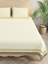 Double King 300 TC Bedsheet with 2 Pillow Covers