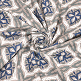Cotton Floral Print Single bedsheet with 1 Pillow Cover