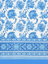 Cotton Printed Bedsheet with 2 Pillow Covers - (108 x 108 Inch)