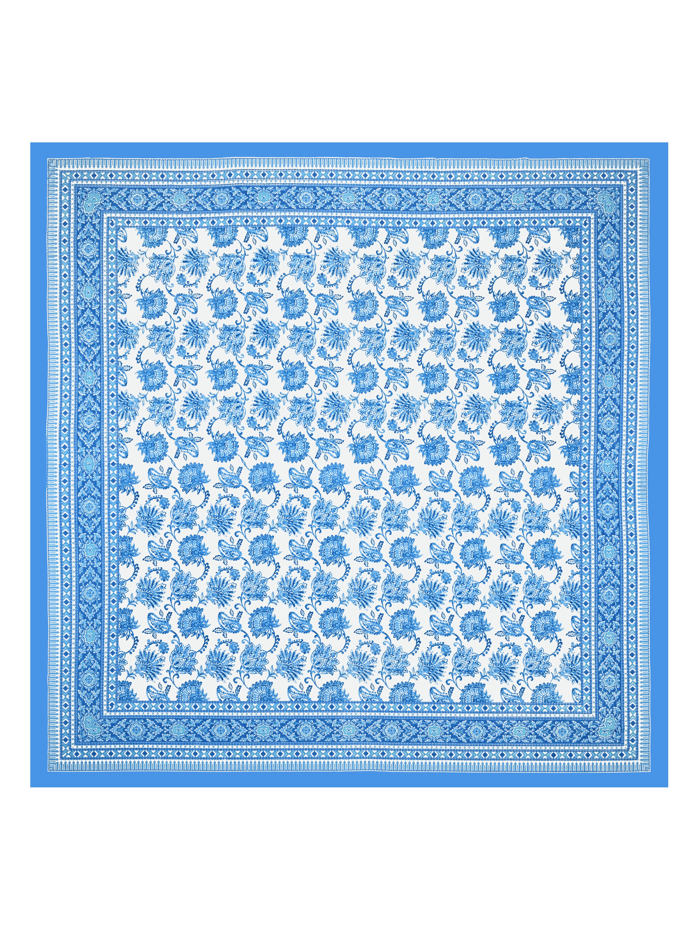 Cotton Printed Bedsheet with 2 Pillow Covers - (108 x 108 Inch)