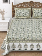 Diwali Gift Box – Double Cotton Bedsheet, 2 Rakhi & 6 Beaded Coasters