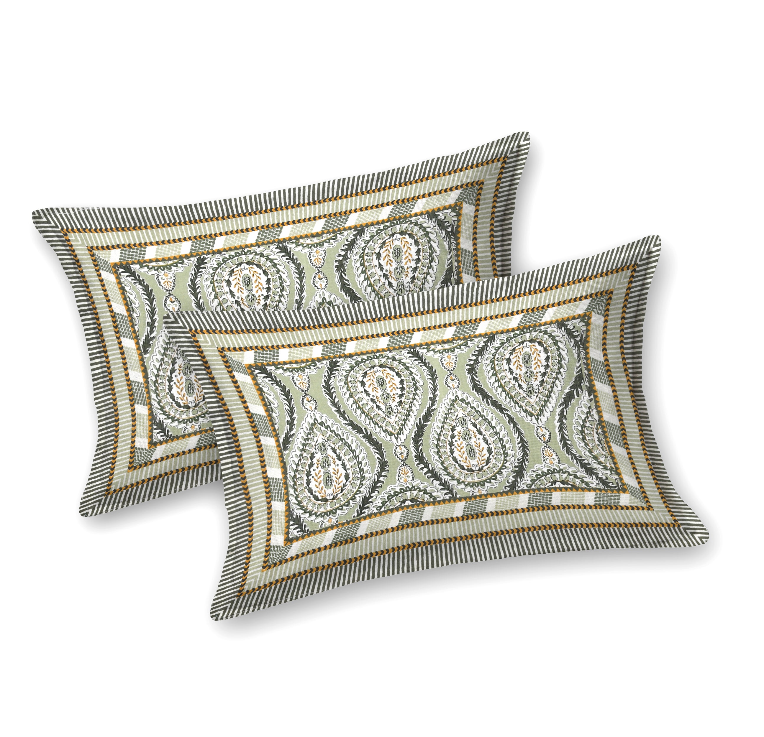 Diwali Gift Box – Double Cotton Bedsheet, 2 Rakhi & 6 Beaded Coasters