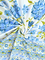 Cotton Printed Bedsheet with 2 Pillow Covers - (108 x 108 Inch)
