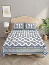 Double King Bedsheet with 2 Pillow Covers