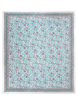 Diwali Gift Box | 1 Double Bedsheet, 1 Pair Door Hanging, 1 Metal Urli, 2 Laddoo Candles
