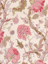 Premium Glaze Cotton Floral Print Super King Bedsheet with 2 Pillow Covers