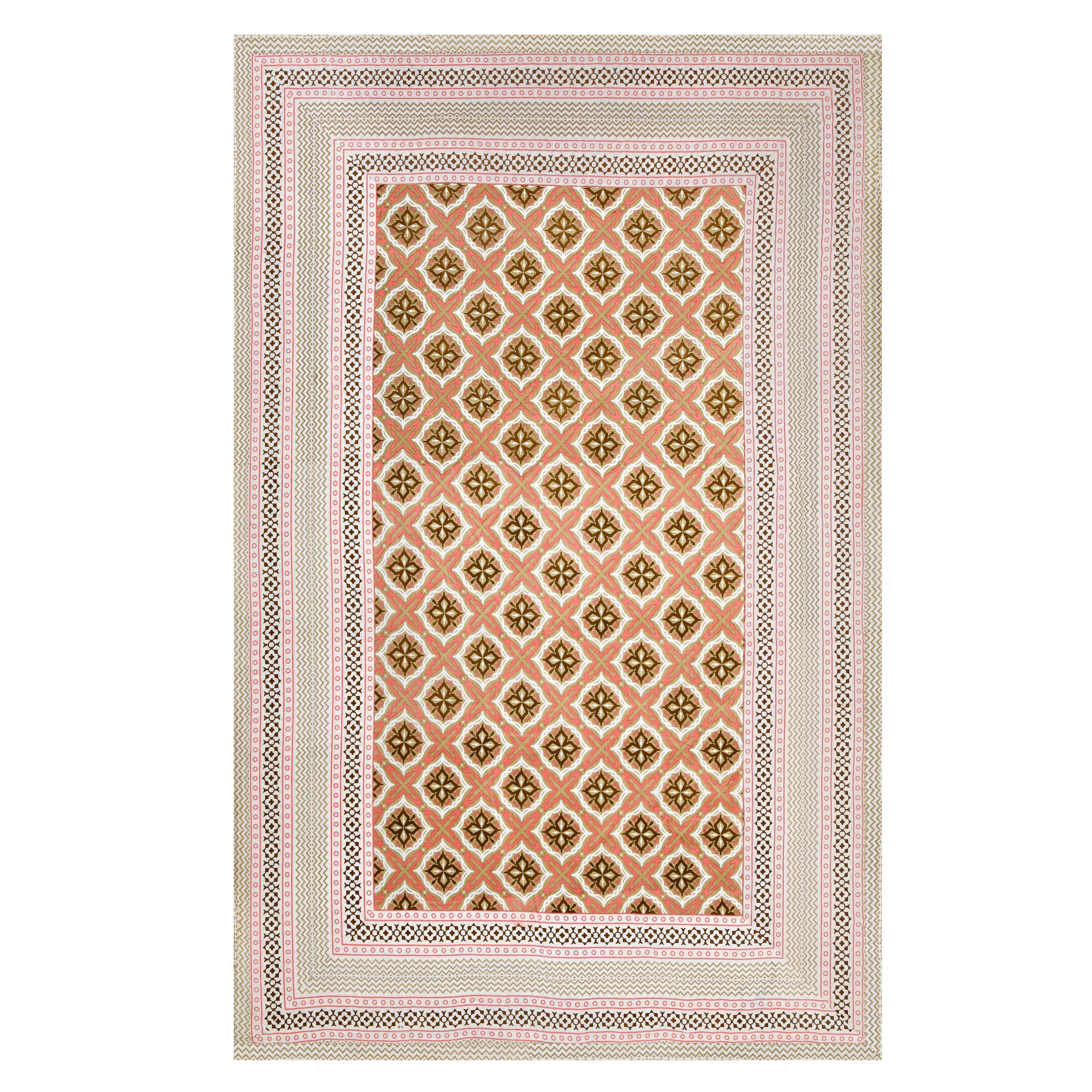 Cotton Floral Print Single bedsheet with 1 Pillow Cover