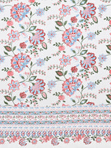 Cotton Printed Bedsheet with 2 Pillow Covers - (108 x 108 Inch)