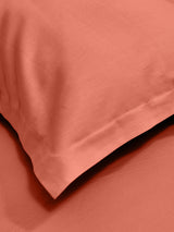 Luxury 400 TC Solid Cotton Bedsheet – 108 x 108 Inches with 2 Pillow Covers | Premium Cotton Comfort